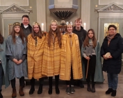 Spendenübergabe von den Sternensingern aus Cramme