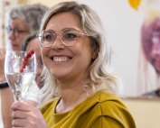 Eine gelungene Ausstellungseröffnung von Frau Weber