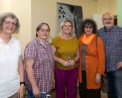 Eine gelungene Ausstellungseröffnung von Frau Weber