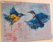 Eine gelungene Ausstellungseröffnung von Frau Weber