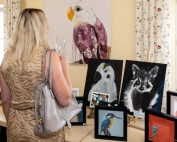 Eine gelungene Ausstellungseröffnung von Frau Weber