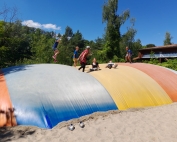 Der Regenbogenweg war im Familienpark Sottrum