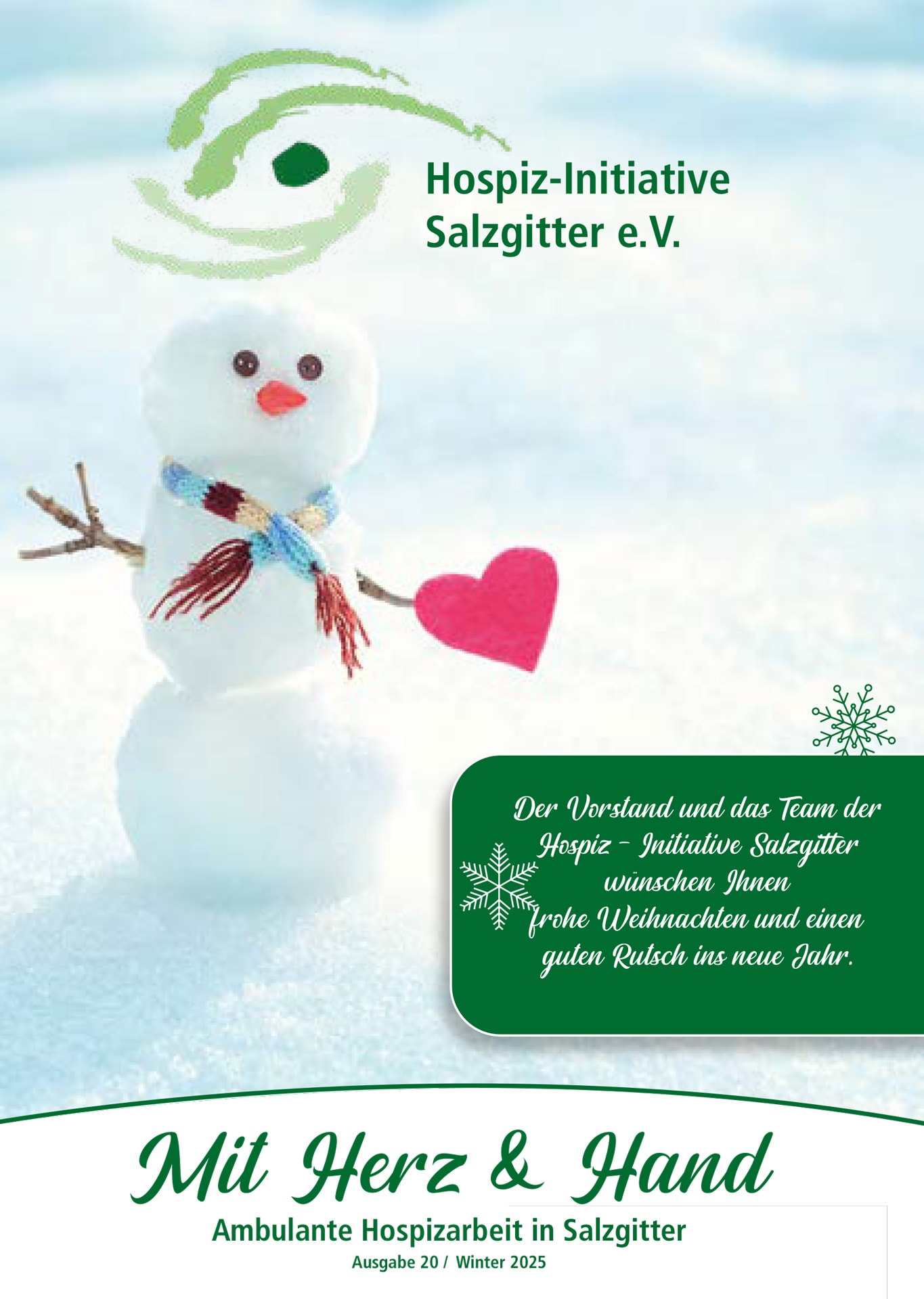 Hospiz Initiative Salzgitter Herz & Hand Ausgabe 20 Winter 2025